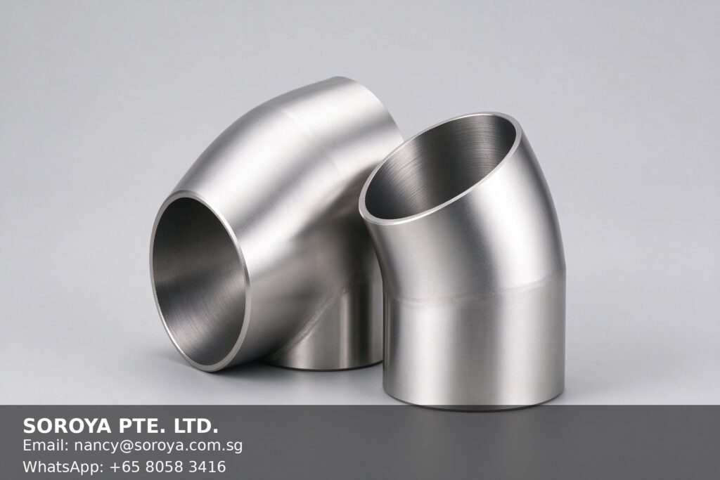 Wrought stainless steel buttweld elbows, A403 WP304L and WP316L, ASME B16.9